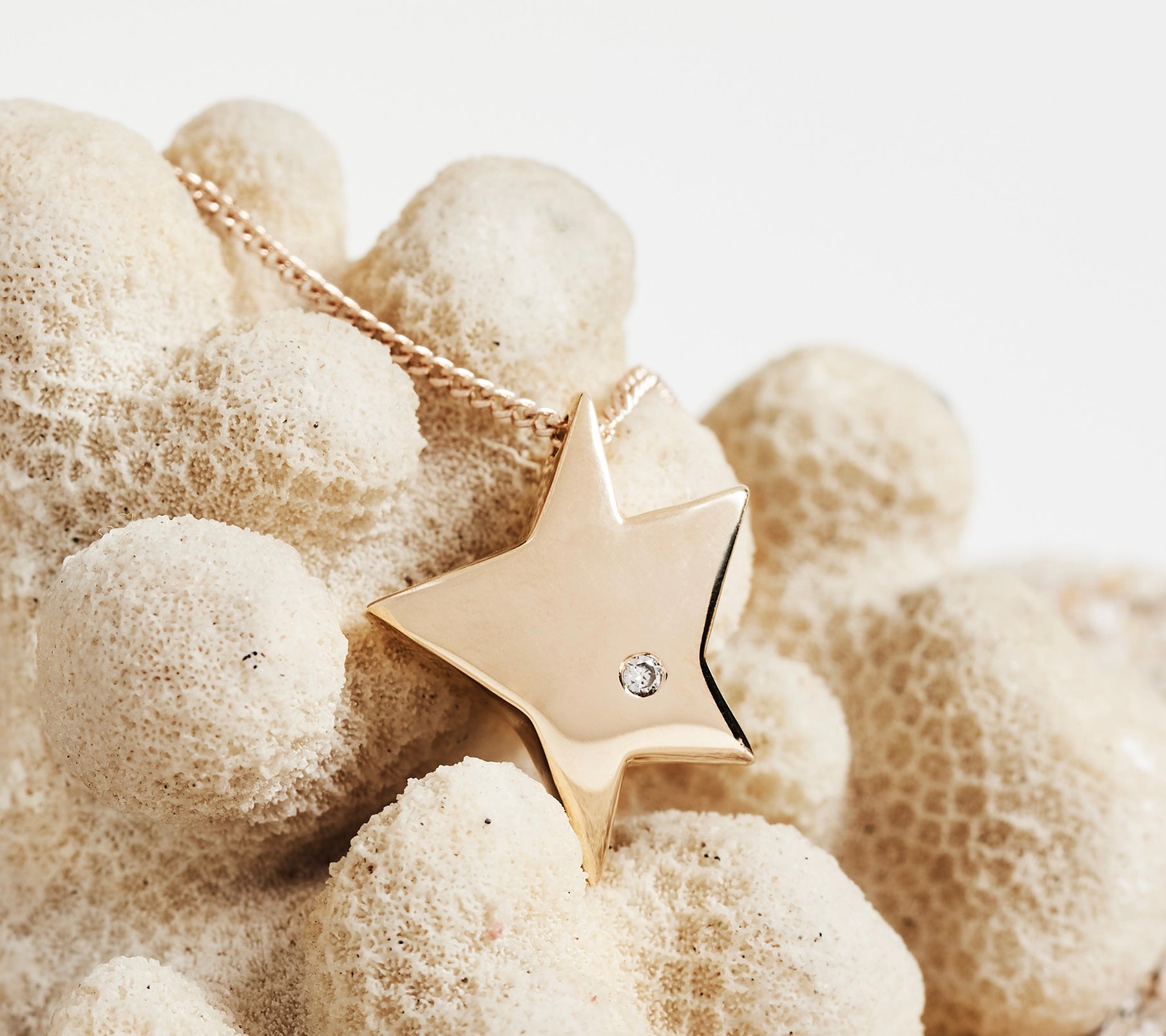 Étoile Necklace with Diamond: Serena Van Rensselaer x Le Petit Prince Collection