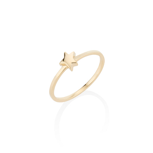 &nbsp;14k Yellow Gold&nbsp;Mini Star Ring from Serena Van Rensselaer x Le Petit Prince© Collection