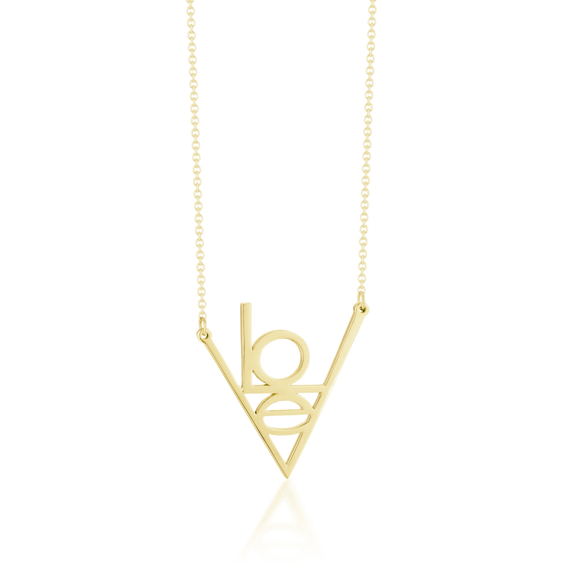 LoVe 14k gold Necklace: LoVe© Collection