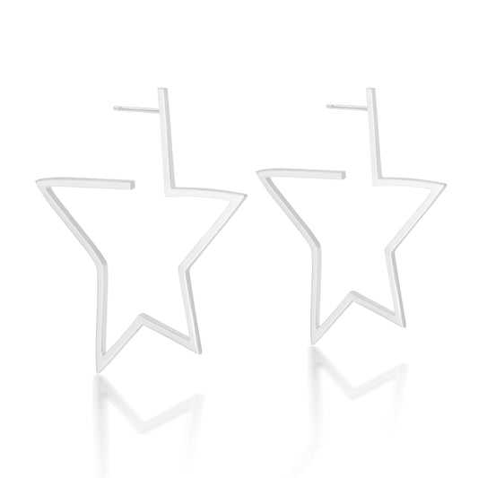 Étoile Large Star Hoop Earrings: Serena Van Rensselaer x Le Petit Prince© Collection