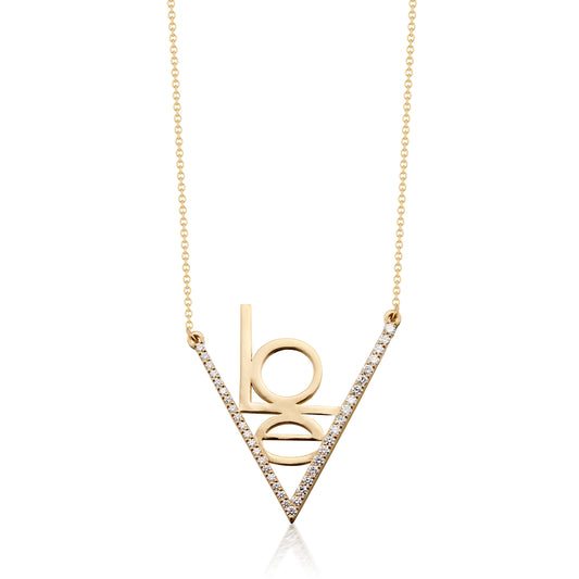 LoVe 14k gold &amp; Diamond Necklace: LoVe© Collection