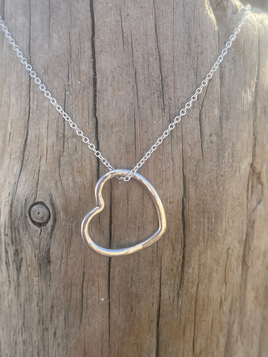 Sterling Silver Heart Necklace: The Little Love Collection