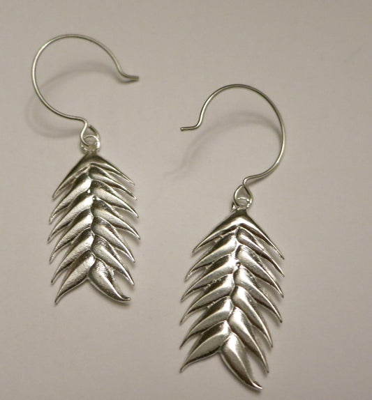 Sterling Silver Wheat Earrings: Willow & Wheat Collection